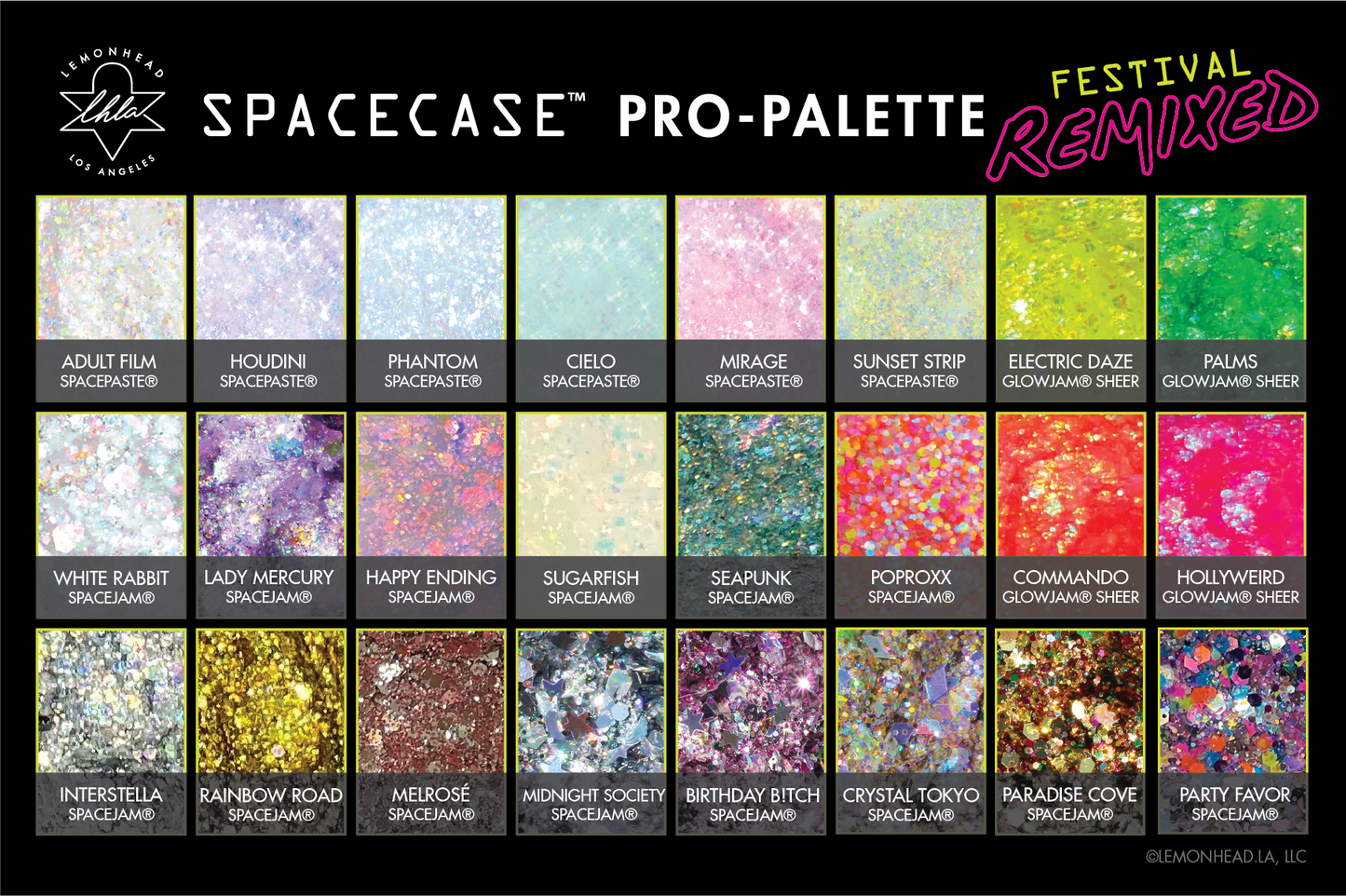 Spacecase® Glitter PRO-Palette - REMIXED