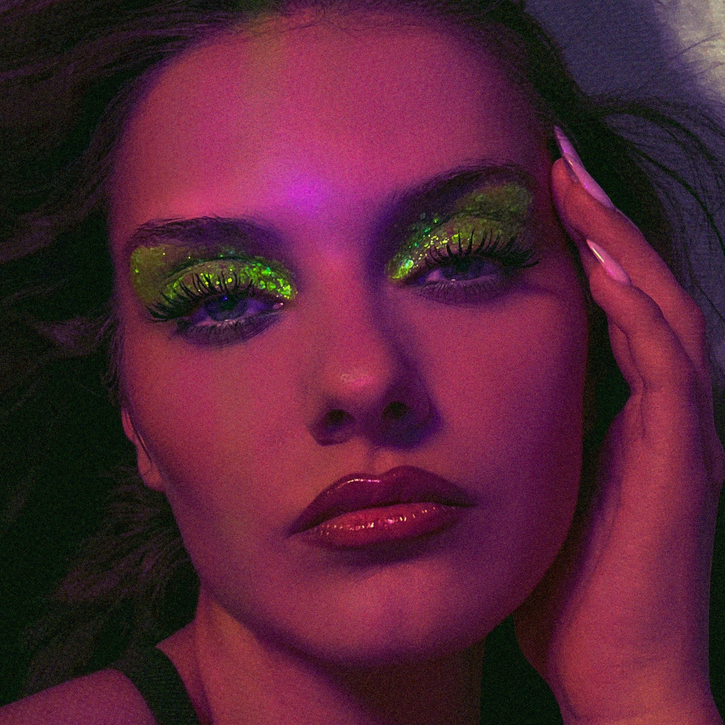Glowjam® Cosmic UV Glitter Balm - PALMS SHEER