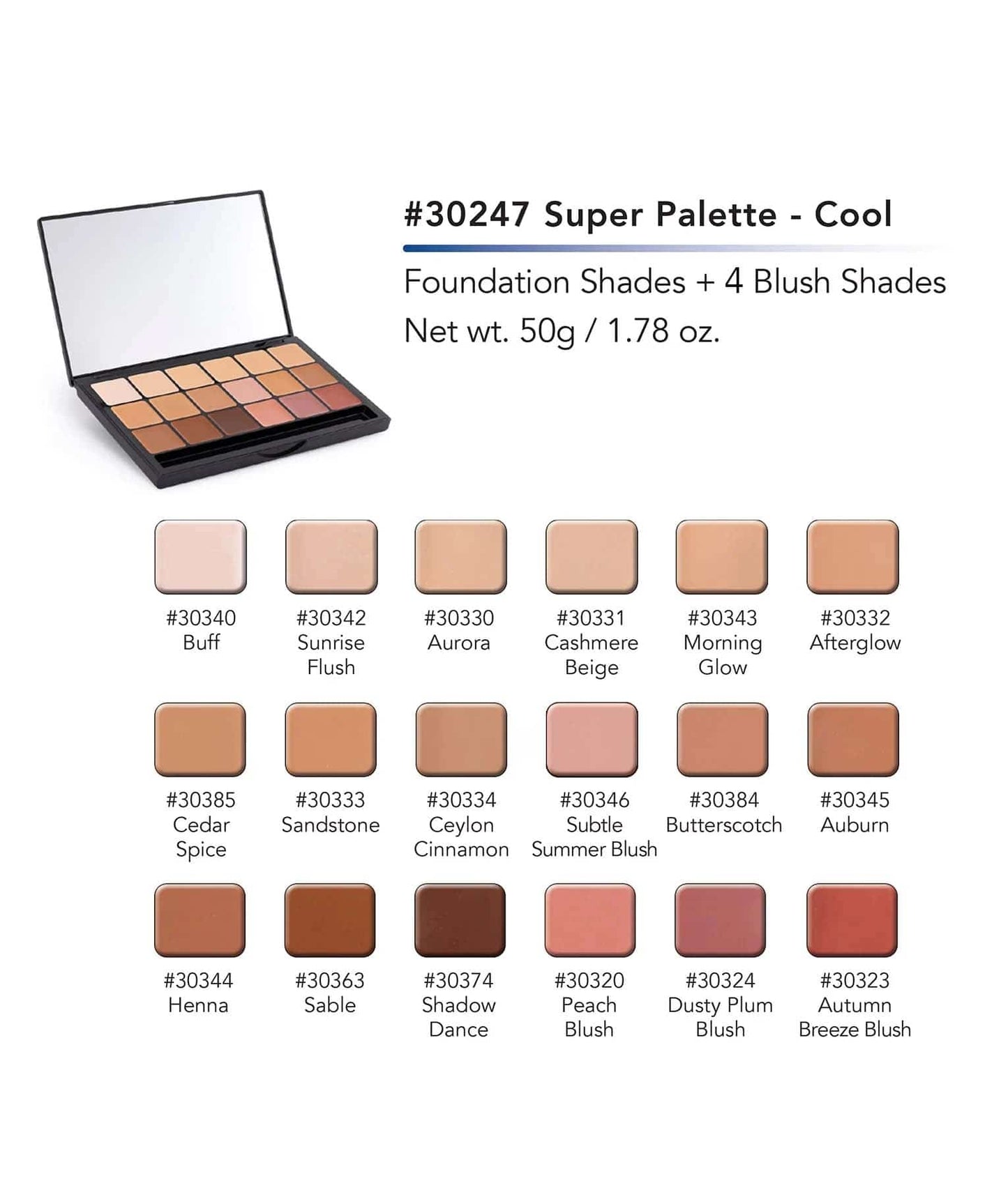 Glamour Crème™ Ultra HD Foundation Super Palettes