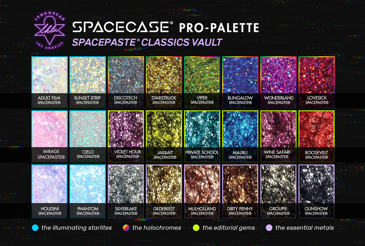 Spacecase® Glitter PRO-Palette - CLASSICS